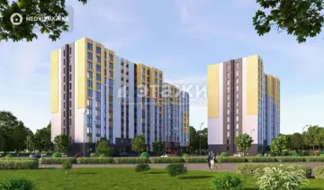 1-комнатная квартира, этаж 9 из 12, 34 м²