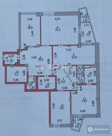 183 м², 4-комнатная квартира, этаж 7 из 12, 183 м², изображение - 19
