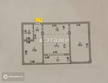75.9 м², 2-комнатная квартира, этаж 5 из 12, 76 м², изображение - 12