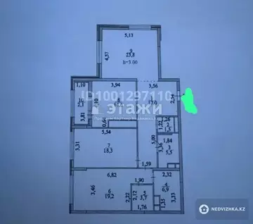 117 м², 3-комнатная квартира, этаж 13 из 20, 117 м², изображение - 8