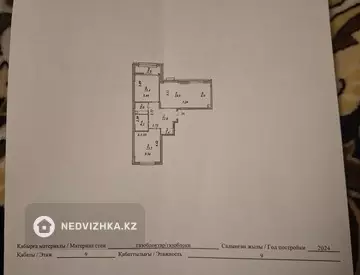 77 м², 3-комнатная квартира, этаж 9 из 9, 77 м², изображение - 9