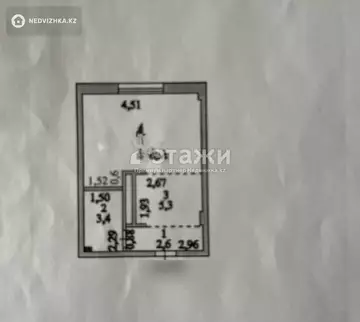 1-комнатная квартира, этаж 5 из 9, 26 м²