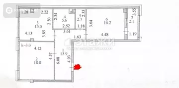 74.3 м², 2-комнатная квартира, этаж 3 из 14, 74 м², изображение - 9