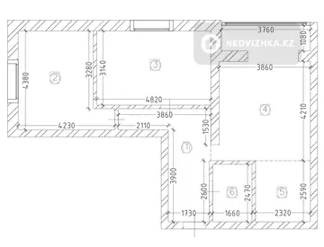 3-комнатная квартира, этаж 11 из 12, 73 м²