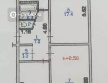 63.2 м², 3-комнатная квартира, этаж 5 из 5, 63 м², изображение - 12