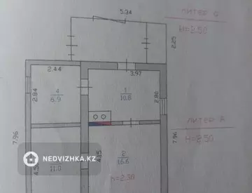 3-комнатный дом, 6 соток, 1 м²