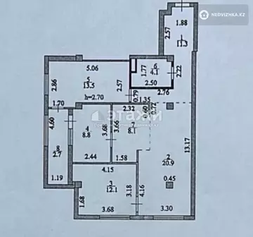 81.5 м², 4-комнатная квартира, этаж 2 из 6, 82 м², изображение - 7
