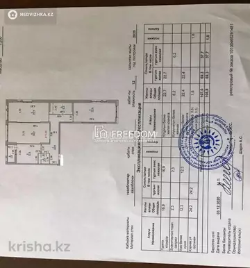 3-комнатная квартира, этаж 8 из 12, 109 м²