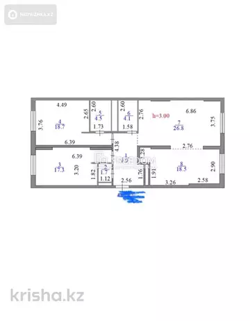 101 м², 3-комнатная квартира, этаж 14 из 18, 101 м², изображение - 45