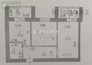60.9 м², 2-комнатная квартира, этаж 9 из 12, 61 м², изображение - 5