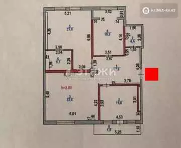 124 м², 3-комнатная квартира, этаж 3 из 10, 124 м², изображение - 18