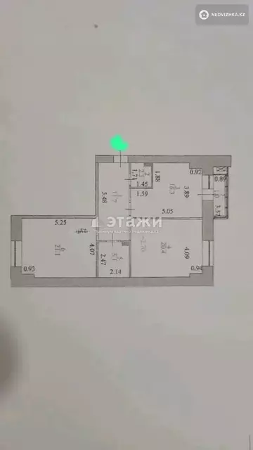 39 м², 1-комнатная квартира, этаж 7 из 9, 39 м², изображение - 12