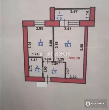 38 м², 1-комнатная квартира, этаж 3 из 6, 38 м², изображение - 5