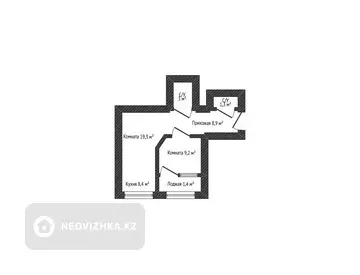 51 м², 2-комнатная квартира, этаж 3 из 9, 51 м², изображение - 7