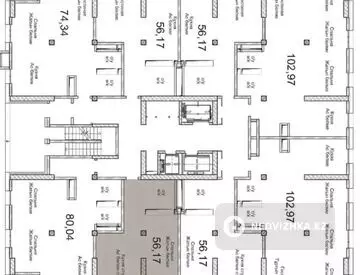 1-комнатная квартира, этаж 1 из 3, 55 м²