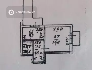 38 м², 1-комнатная квартира, этаж 8 из 12, 38 м², изображение - 29