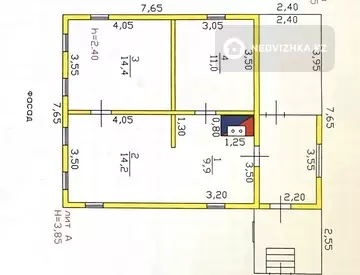 66 м², 3-комнатный дом, 15 соток, 66 м², изображение - 15