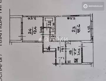 55 м², 2-комнатная квартира, этаж 5 из 9, 55 м², изображение - 16