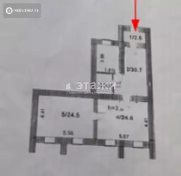 82.1 м², 3-комнатная квартира, этаж 1 из 5, 82 м², изображение - 17