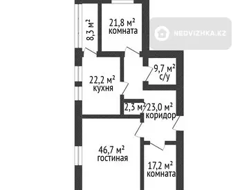 151.2 м², 3-комнатная квартира, этаж 1 из 5, 151 м², изображение - 16