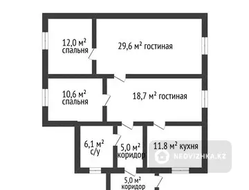 93.8 м², 3-комнатный дом, 94 м², изображение - 8