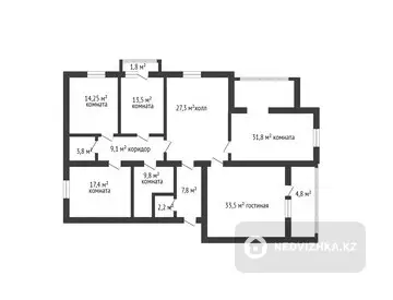 170 м², 4-комнатная квартира, этаж 3 из 6, 170 м², изображение - 17