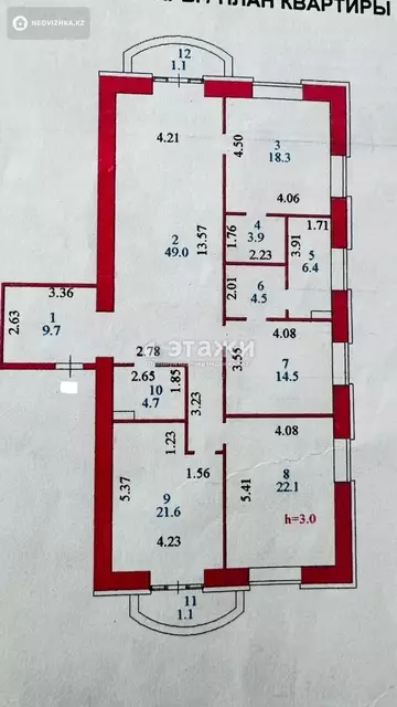 158 м², 4-комнатная квартира, этаж 3 из 7, 158 м², изображение - 29