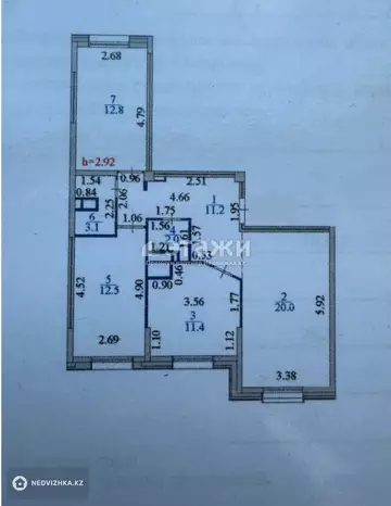 74 м², 3-комнатная квартира, этаж 7 из 8, 74 м², изображение - 18
