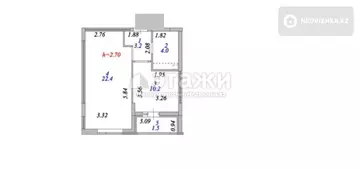 42 м², 2-комнатная квартира, этаж 6 из 9, 42 м², изображение - 6
