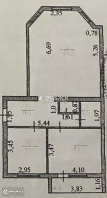 74 м², 2-комнатная квартира, этаж 2 из 9, 74 м², изображение - 25