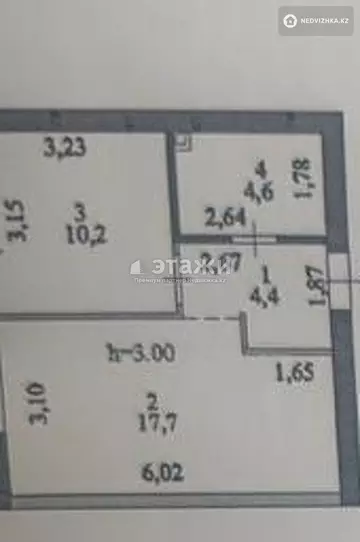 38.5 м², 1-комнатная квартира, этаж 4 из 9, 38 м², изображение - 10