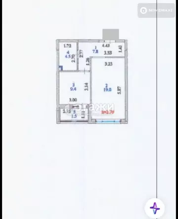 42 м², 1-комнатная квартира, этаж 2 из 9, 42 м², изображение - 7