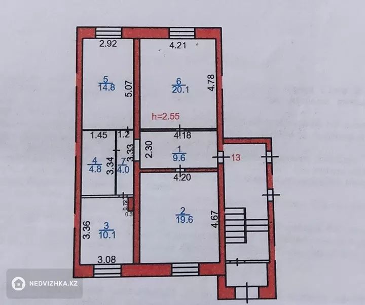 83 м², 3-комнатная квартира, этаж 1 из 2, 83 м², изображение - 1