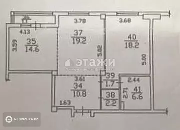 75 м², 2-комнатная квартира, этаж 19 из 25, 75 м², изображение - 6