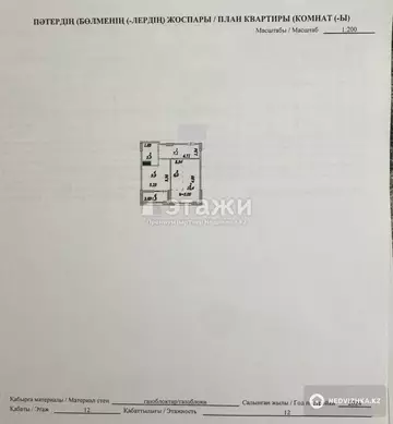 39 м², 2-комнатная квартира, этаж 12 из 12, 39 м², изображение - 18