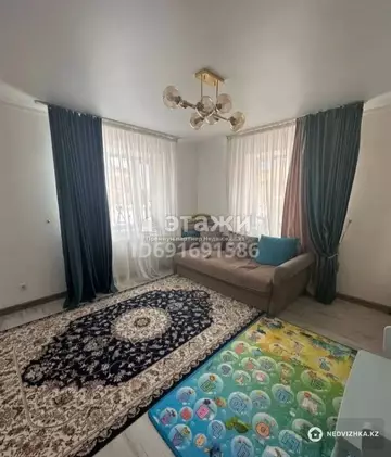 2-комнатная квартира, этаж 1 из 3, 52 м²