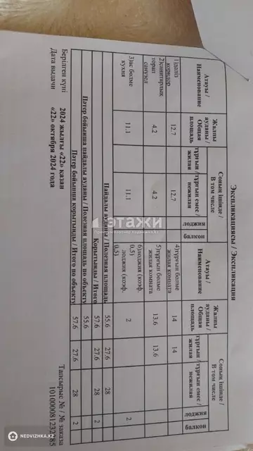 58 м², 2-комнатная квартира, этаж 9 из 10, 58 м², изображение - 31
