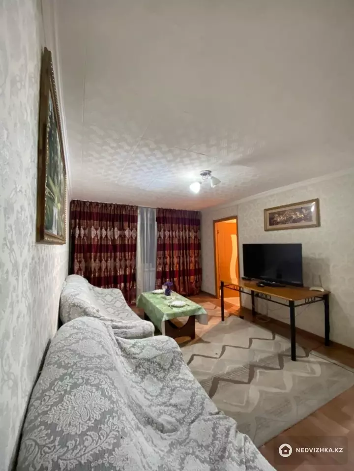 55 м², 2-комнатная квартира, этаж 4 из 4, 55 м², по часам, изображение - 1