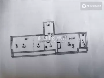 49.03 м², 1-комнатная квартира, этаж 8 из 17, 49 м², изображение - 15