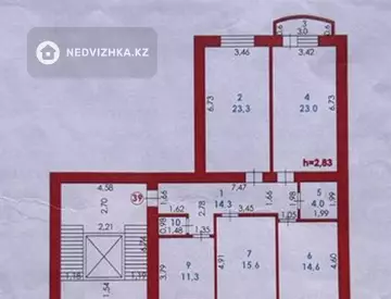 116 м², 4-комнатная квартира, этаж 1 из 1, 116 м², изображение - 14