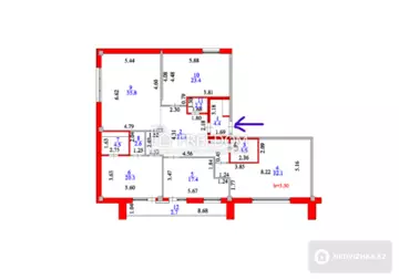 172 м², 4-комнатная квартира, этаж 7 из 7, 172 м², изображение - 19
