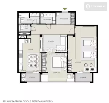110 м², 3-комнатная квартира, этаж 7 из 7, 110 м², изображение - 30