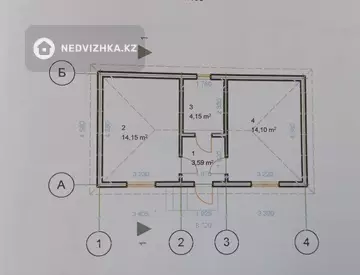 1-комнатный дом, 6 соток, 45 м²