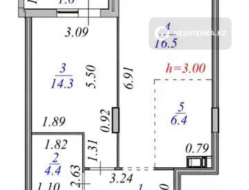 50 м², 2-комнатная квартира, этаж 7 из 9, 50 м², изображение - 9