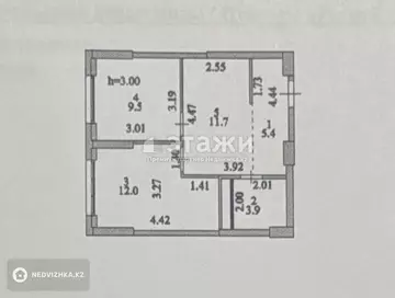 42.5 м², 1-комнатная квартира, этаж 14 из 18, 42 м², изображение - 13