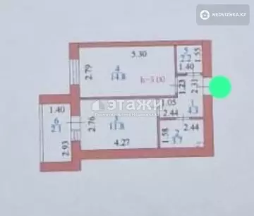 39 м², 1-комнатная квартира, этаж 2 из 12, 39 м², изображение - 10