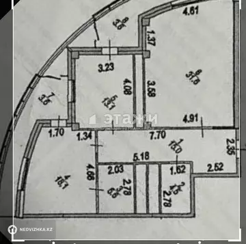 98 м², 3-комнатная квартира, этаж 8 из 20, 98 м², изображение - 21