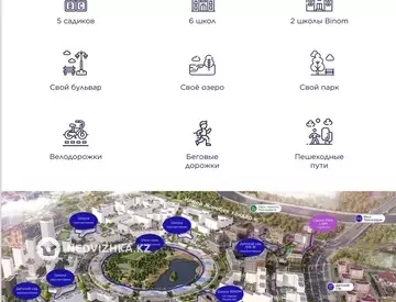 2-комнатная квартира, этаж 6 из 20, 75 м²