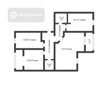 118 м², 3-комнатная квартира, этаж 3 из 5, 118 м², изображение - 10
