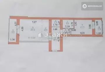 60 м², 2-комнатная квартира, этаж 9 из 12, 60 м², изображение - 15